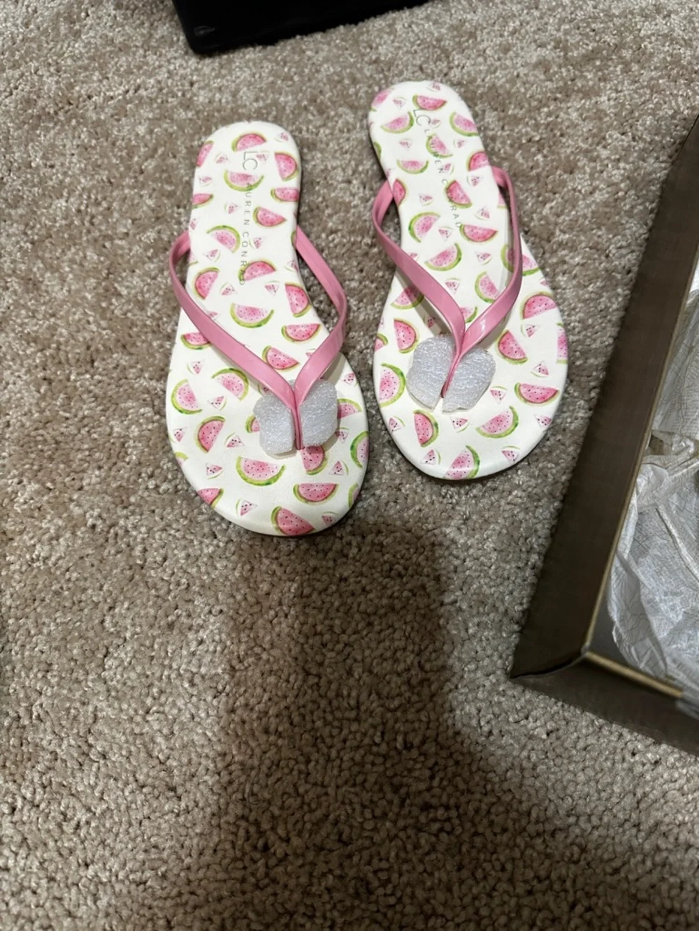 Lauren Conrad Watermelon Sandals - Picture 4 of 5